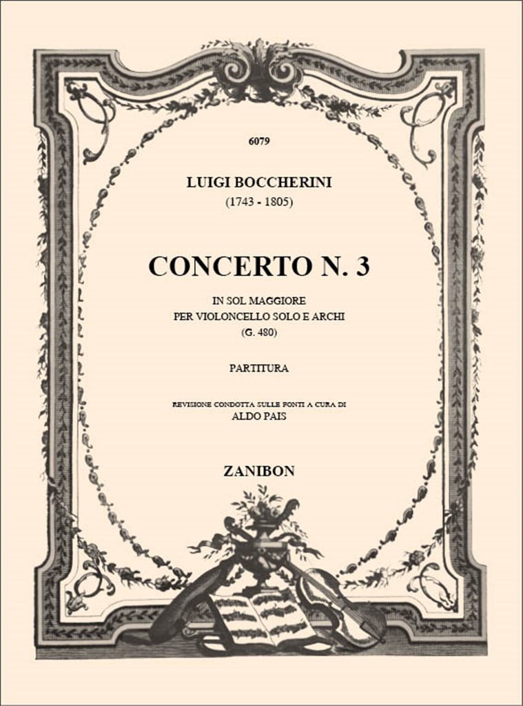 Concerto N. 3 In Sol Magg. G.480
